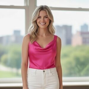 NWT Chloe Kristyn Women’s Camisole in Pink size M‎